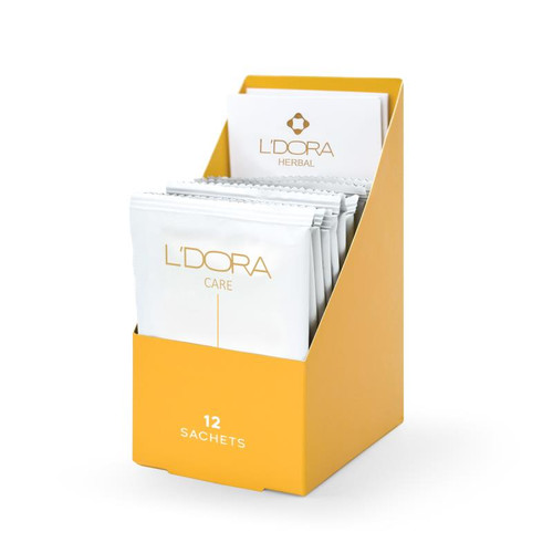 ماسک پودری اسپیرولینا هیدروژلی حاوی سفیده تخم مرغ و کیوتن لدورا کر 12 عددی